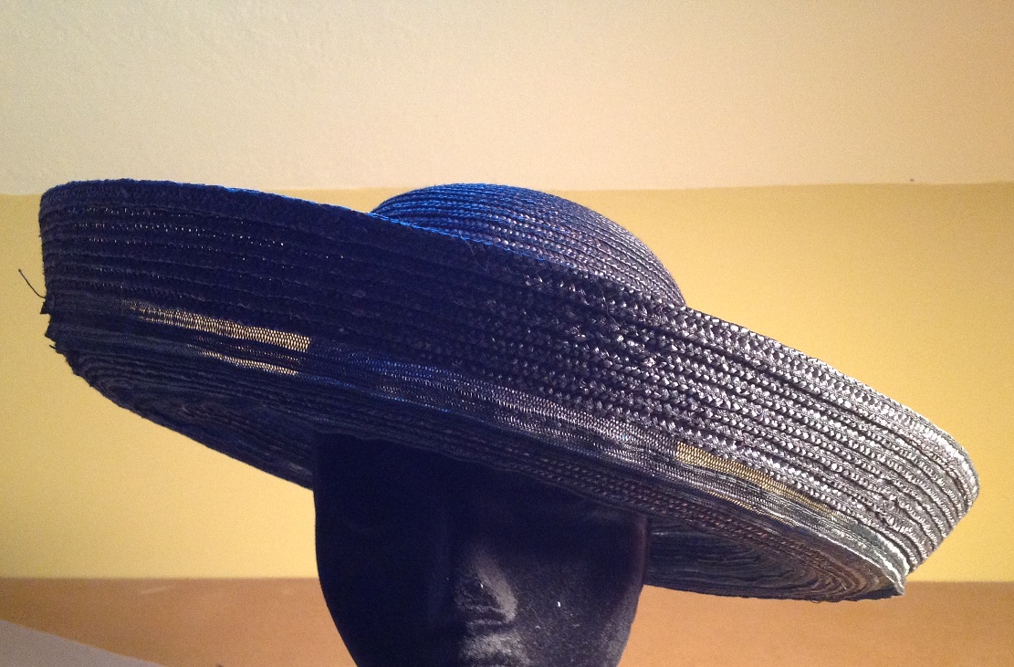 Black Straw Stripes